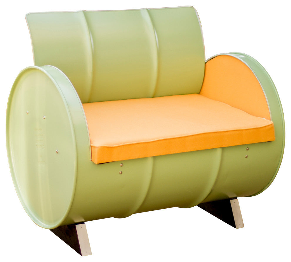Jadeite Armchair Drum Works Furniture Repurposed